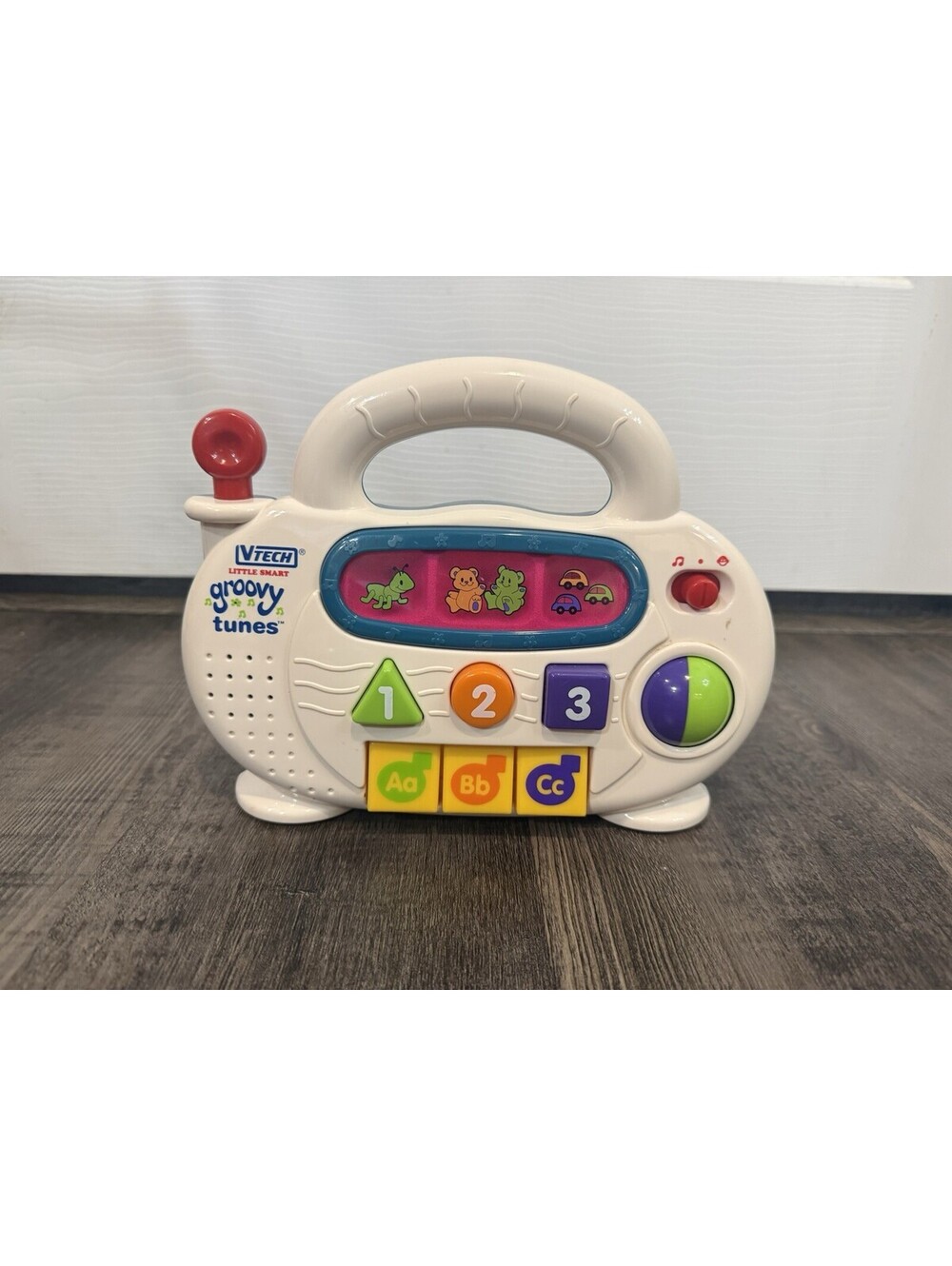 Vtech Little Smart GROOVY TUNES RADIO Lights Music Numbers ABCs Colors Tested